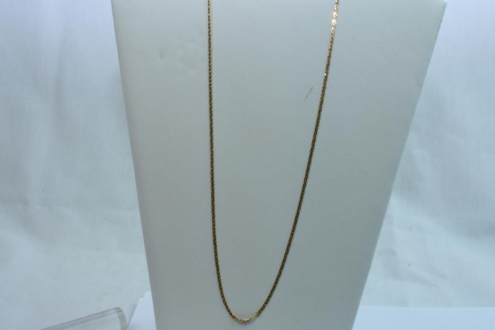 14KT GOLD NECKLACE 4.5 GTW,