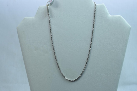 14KT GOLD NECKLACE 7.4 GTW, $375.00 RETAIL VALUE