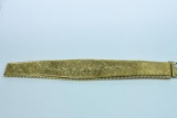 BRACELET MARKED ITLAY XRAY TESTED AT APPROX 70% GOLD, 72 GTW,