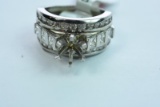 14KT GOLD & DIAMOND RING 1.73 CT DIAMOND TW, 9.1 GTW, $7784.00 RETAIL VALUE , SIZE 5