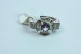 14KT GOLD & DIAMOND RING 6.5 GTW, $799.00 RETAIL VALUE , SIZE 6 1/4