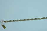 14KT BRACELET 10 GTW, $259.00 RETAIL VALUE