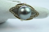 14 KT GOLD & DIAMOND RING 1/2 CT DIAMOND TW, 10.5 GTW, $2495.00 RETAIL VALUE ,SIZE 6 1/2