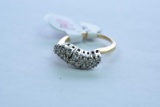 14KT GOLD & DIAMOND RING 3.3 GTW, , SIZE 6
