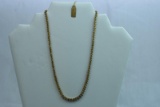 10KT GOLD & DIAMOND NECKLACE 1 1/2 CT DIAMOND TW, 14 GTW, $1395.00 RETAIL VALUE