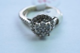 14KT BRIDAL SET 3/4 CT DIAMOND TW, 5.1 GTW, , SIZE 4 3/4