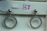 14KT EARRINGS 3.4 GTW, $1550.00 RETAIL VALUE