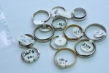 12- 14KT GOLD WEDDING BANDS 44 GTW,