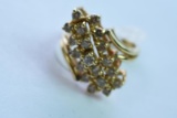 14KT GOLD DIAMOND RING 1 CT DIAMOND TW, 6 GTW, $1050.00 RETAIL VALUE, SIZE 7