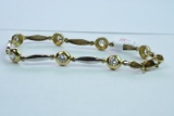 10 KT GOLD BRACELET 8.5 GTW,