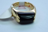 14 KT GOLD RING 9.5 GTW, $599.00 RETAIL VALUE, SIZE 6