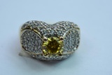 10KT GOLD RING 7.8 GTW, $399.00 RETAIL VALUE, SIZE 6