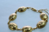14KT GOLD BRACELET 6.8 GTW, $429.00 RETAIL VALUE