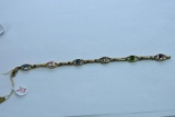 10KT MULTI STONE BRACELET 10 GTW, $489.00 RETAIL VALUE