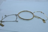 3-14KT BRACELETS 6.5 GTW,