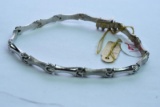 14KT BRACELET 6.4 GTW, $395.00 RETAIL VALUE