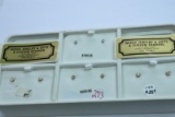 4 - 14KT DIAMOND STUD EARRINGS $2200.00 RETAIL VALUE