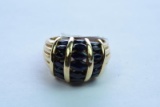 14KT SAPPHIRE RING 7 GTW, $629.00 RETAIL VALUE, SIZE 7