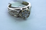 14KT DIAMOND RING 1/2 CT DIAMOND TW, 5 GTW, $1295.00 RETAIL VALUE, SIZE 5