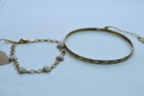 2-10KT GOLD BRACELETS 6.3 GTW