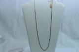 14KT GOLD 25 IN CHAIN 9.2 GTW, $470.00 RETAIL VALUE
