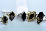 5-10KT GOLD RINGS 12 GTW