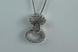 14KT GOLD & DIAMOND NECKLACE 14.2 GTW, $995.00 RETAIL VALUE