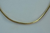 14KT 24 INCH GOLD NECKLACE 6.2 GTW, $329.00 RETAIL VALUE