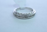 14 KT GOLD & DIAMOND RING 3.4 GTW ,SIZE 6 1/2