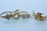 4-10KT GOLD RING 9 GTW