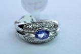 14 KT GOLD & DIAMOND RING 4.5 GTW, $1095.00 RETAIL VALUE ,SIZE 6 3/4