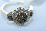 14KT GOLD & DIAMOND RING 3.5 GTW, $1167.000 RETAIL VALUE, SIZE 6 1/2