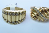 2-14KT GOLD & DIAMOND RINGS 15.5 GTW, $1150.00 RETAIL VALUE, SIZE 6 1/2