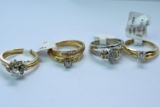 4-14 KT BRIDAL SETS 16 GTW, $2300.00 RETAIL VALUE,