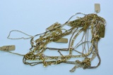 MULTI 10KT GOLD CHAINS 15 GTW
