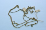 MULTI 14KT GOLD CHAINS 5.8 GTW