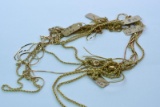MULTI 14KT GOLD CHAINS 15.5 GTW