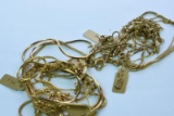MULTI 14KT GOLD CHAINS 28 GTW