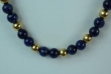 14KT BLUE LAPIS NECKLACE