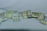 10 PAIRS 14KT EARRINGS