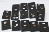 15 BABY/CHILDS RINGS 12- 10KT GOLD & 3 14KT GOLD
