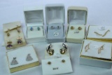 10 PAIRS 14KT EARRINGS