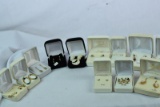 12 PAIRS 14KT EARRINGS
