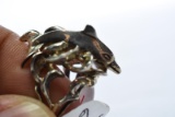 STERLING DOLPHIN RING