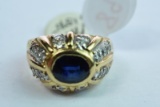 14KT GOLD & DIAMOND RING 7.1 GTW, $1595.00 RETAIL VALUE , SIZE 5 3/4