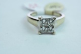 14KT GOLD & DIAMOND RING 1 CT DIAMONT TW, 5.3 GTW, $2495.00 RETAIL VALUE , SIZE 6 1/2