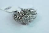 14KT GOLD & DIAMOND RING SET 6.2 GTW, $3500.00 RETAIL VALUE , SIZE 6 3/4