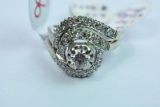 14KT BRIDAL SET .62 CT DIAMOND TW, 4.5 GTW, $4650.00 RETAIL VALUE , SIZE 6