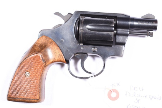 COLT DETECTIVE SPECIAL 38 CAL REVOLVER, SN B22651, USED, B34-P8