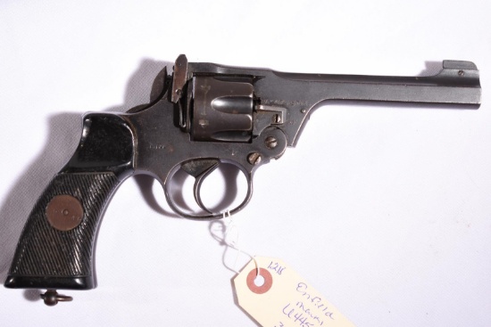 ENFIELD MARK 1 38 CAL REVOLVER, SN U4453, USED, B34-P3